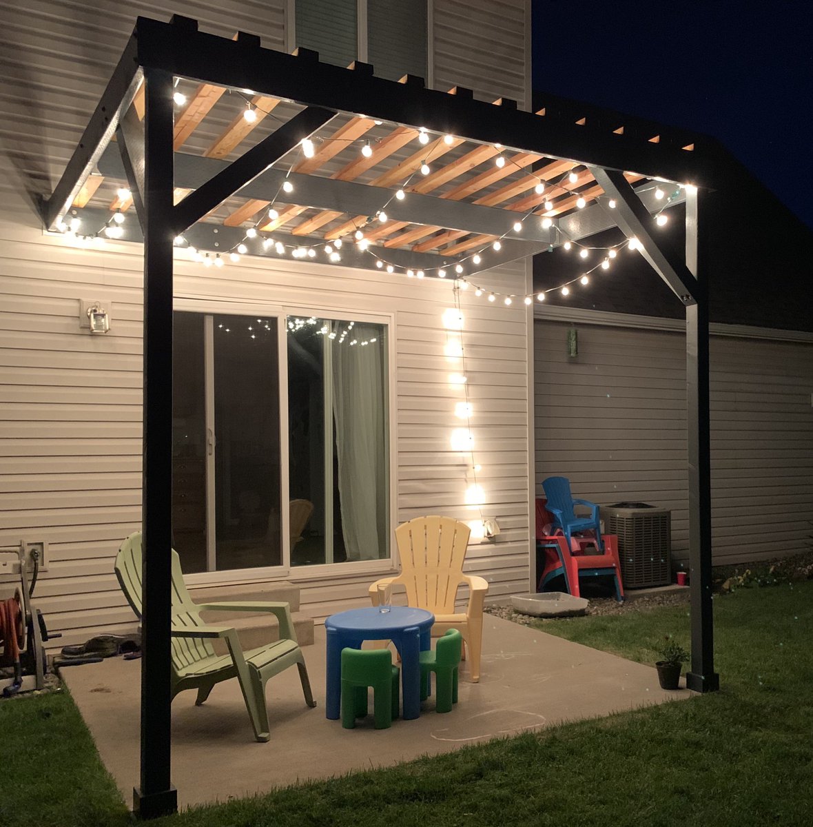 Celebrating the completion of the latest home improvement project.