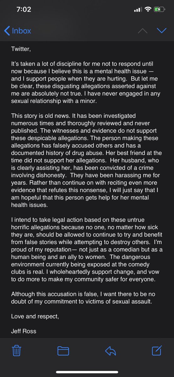 Adam Hunter On Twitter Carlos Mencia Just Got Accused Of Sexual Misconduct With A Minor He Issued This Statement