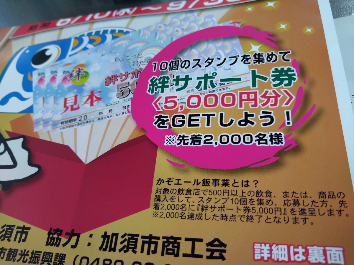 市 サポート 券 絆 加須