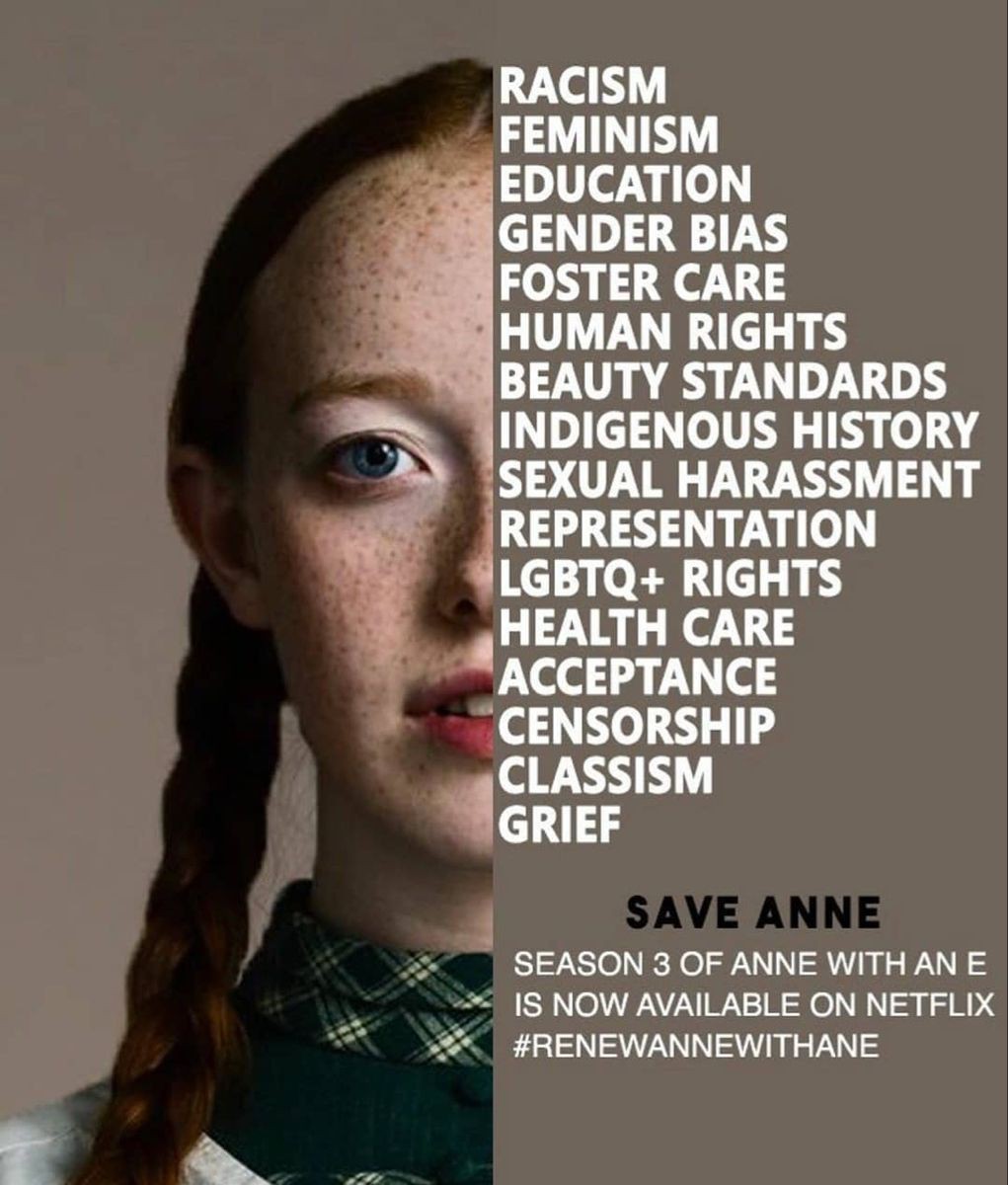 Anne With An E is not just a show.  #renewannewithaneُ #AnneWithAnE  #SaveAnneWithAnE  #AnneWithAnESeason4 NETFLIX ANNE 700K