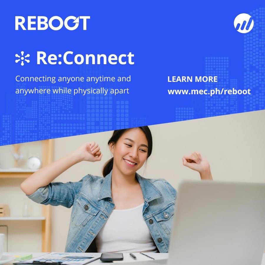 mecph's tweet photo. In today’s highly connected business world, staying connected doesn’t always require us to be in the same physical space. With MEC's comprehensive connectivity solutions, connect with anyone, anywhere, and anytime! Ask us how: https://t.co/CSf5niQ71K

#RebootWithMEC https://t.co/FsvMgCUghL