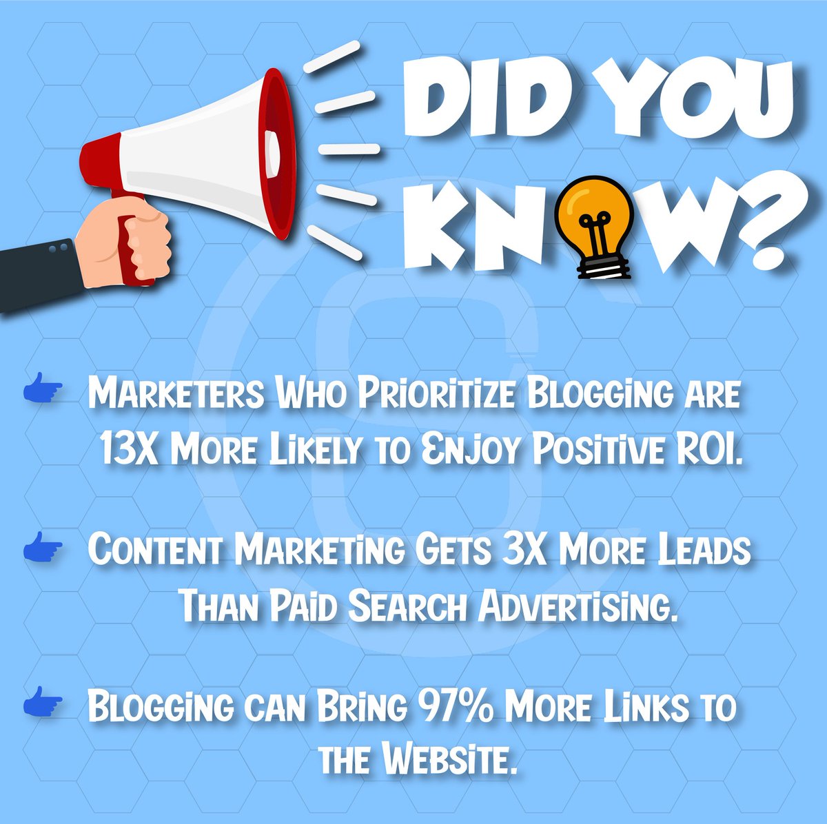 ContentShippers's tweet photo. Check out some of the amazing facts and figures about the โBloggingโ to comprehend what makes it a valuable tool of digital marketing?
Stay connected to @ContentShippers to learn more interesting writing facts.
#ContentShippers #BloggingFacts #ContentWritingServices https://t.co/hHBhQMBsGM