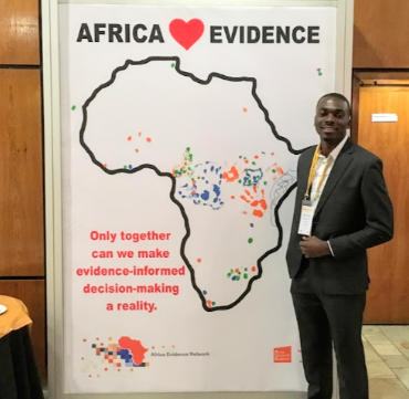 ebase_africa's tweet photo. Proudly announcing the maiden eBASE Global Fellow in Teaching &amp; Learning @rigobertpambe a young #TVET Teacher in #conflict &amp; #COVID19 affected rural community #Cameroon. W/ 2 SR titles @campbellreviews  &amp; active in @Africa_evidencemore https://t.co/bvOP1368cG @EducEndowFoundn https://t.co/pgTxzE9wl3