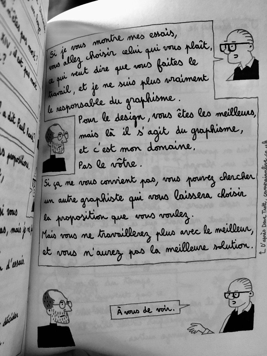 Design d’identité visuelle, pourquoi ne pas proposer plusieurs logos au client ? (Issu de la BD de Sylvain Mazas)  😬