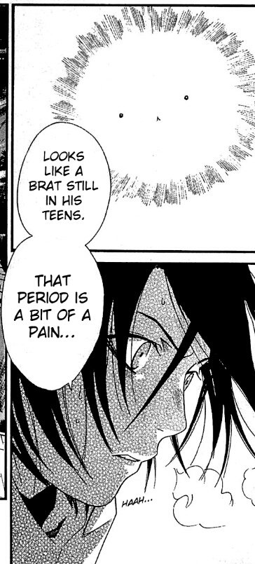 The first warning that this story was full of suffering and pain