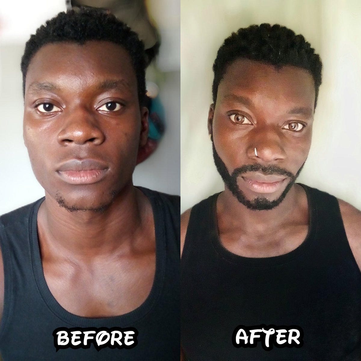 logochiefpriest's tweet photo. Which do you prefer Beardless or Bearded?ππ€
Beard done by IG@suzzy_beth
Model IG @danieligboji
#shredded #shreddedunion #africanmen #ebonyfitness #ebonymen #ebonybeards #blackwithoutapology #melanin #melaninking #handsome #beardgang #beard #mancessory #bearded #men https://t.co/J1wvg6OTPu