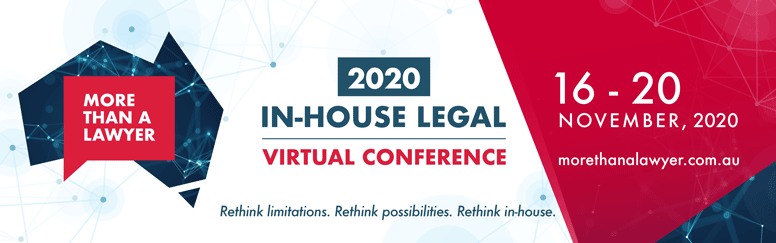 Come rethink limitations, rethink possibilities, and rethink in-house - registrations are open! 
As we step into the next normal, ACC Australia invites you to join our annual In-House Legal National Conference – this year it’s virtual! 
ow.ly/TNUF30qSw9Y