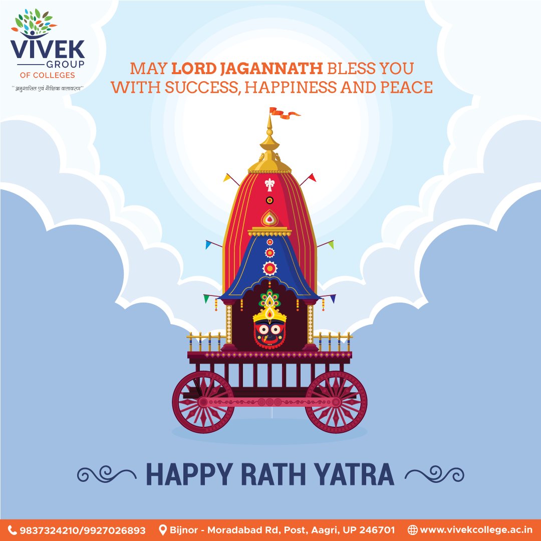 Let us celebrate the glory of Lord Jagannath on the auspicious occasion of the Rath Yatra.

#HappyRathYatra #happyrathyatra2020