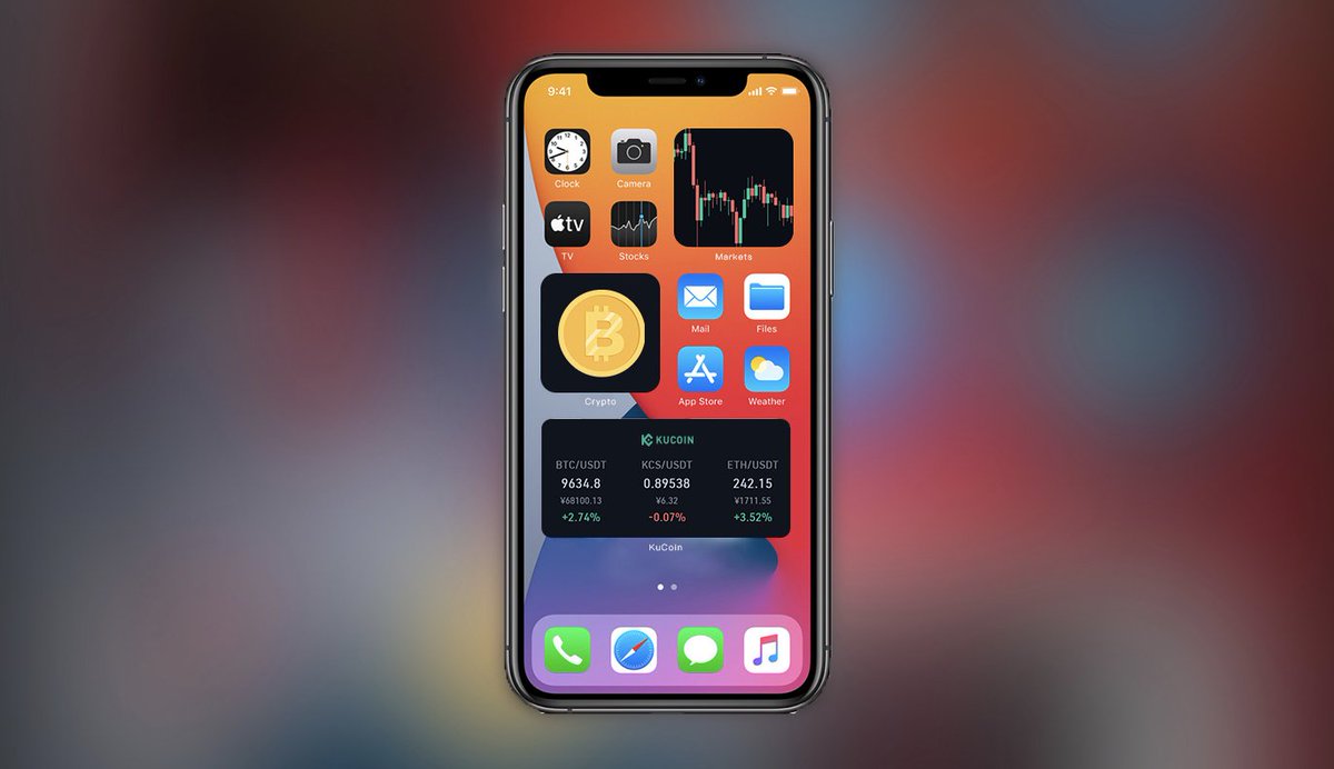 Apple just unveiled #iOS 14 with some new features. So, here comes the  question: how should a #crypto trader arrange his/her #iOS14 home screen? 🤣