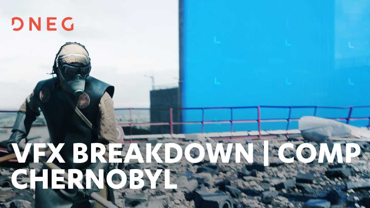 theCGchannel's tweet photo. This new narrated #VFXbreakdown for HBO's #Chernobyl shows how @dneg combined live action with #mattepainting and 3D elements for the sequence showing liquidators on the roof of the destroyed reactor building #compositing #invisibleeffects https://t.co/4xNjWByNLU https://t.co/n5bwZB6nwF