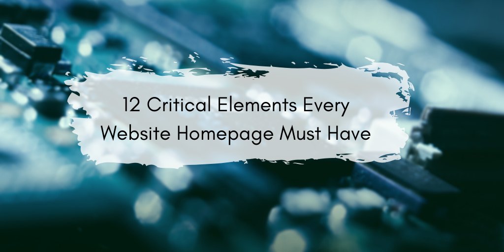 jilwebdesign's tweet image. &quot;12 Critical Elements Every Website Homepage Must Have. 
Find out here bit.ly/3ehuZ5y

#Websitehomepage
#Webdesign 
#Design 
#Webpagedesign
