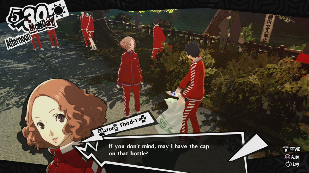 OH AND SHE SPOKE THIS TIME