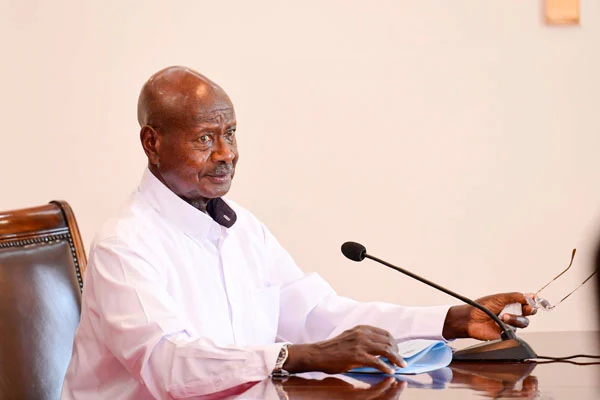NRMOnline's tweet photo. Chairman of the party, president @KagutaMuseveni said restrictions on boda-bodas, schools, religious gatherings, hawkers, arcades, salons, and curfew among others would continue as the country continues to ease the virus-induced lockdown.#NRMADDRESS https://t.co/dfaCkBM4AD