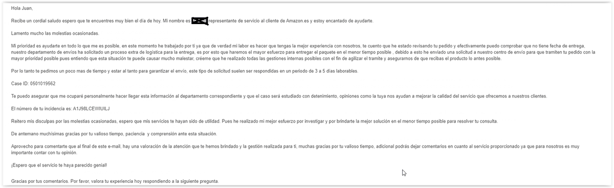 jgl_tequila's tweet photo. Tercera Respuesta de Amazon, día 11/06/20 https://t.co/MbqAPte7LL