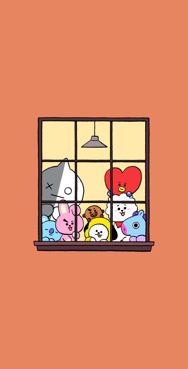 Bt21 Japan Official 離れていても 心は一緒だよ 心の中では 一緒 毎日 おうち時間 壁紙 Bt21 T Co Audrb8hkwh Twitter