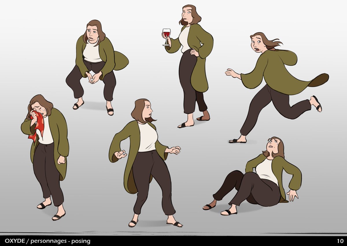 expressions and posing for characters of an animated short project.... ? 