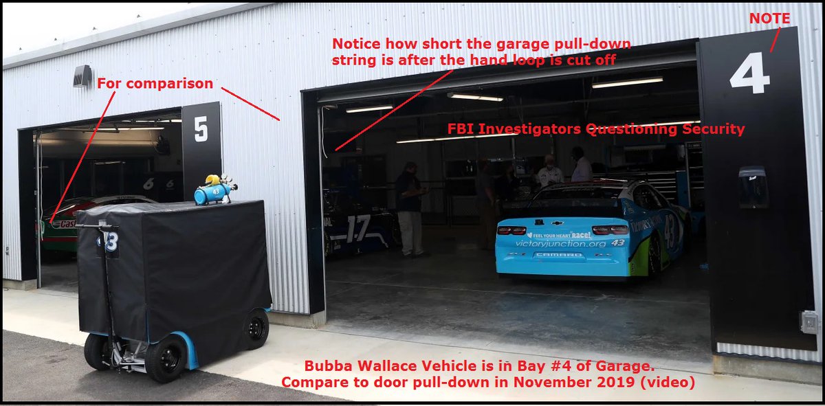 4) Here's the picture of Garage Bay #4 (taken Monday) with some notations to help:
