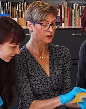 hunterian's tweet photo. #AskAQ Meet Ruth Fletcher, our Education Manager. She has been with us for 9 years, having previously worked at the V&amp;A. Ask her about collections-based learning, skills development for students or anything about museum education... #MeetTheStaff #OverToYou #QuaranTeamUofG https://t.co/B9jUch1cn1