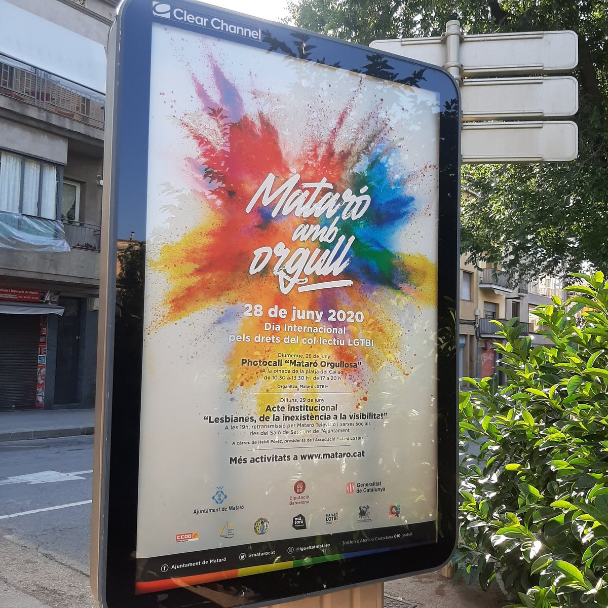 xevi_nodi's tweet photo. Tot i les capgrossades que fem com a ciutat, a #mataro també hi passen coses boniques. #mataroorgullosa #mataroamborgull #LGTB https://t.co/cxChSfUztX