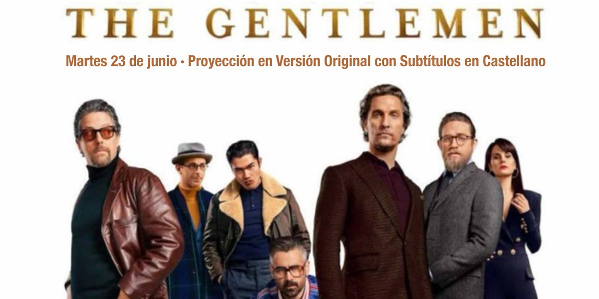 #Cinedeverano en #Estepona: esta noche #TheGentelmen en VOSE #EsteponaCinema #thriller #acción