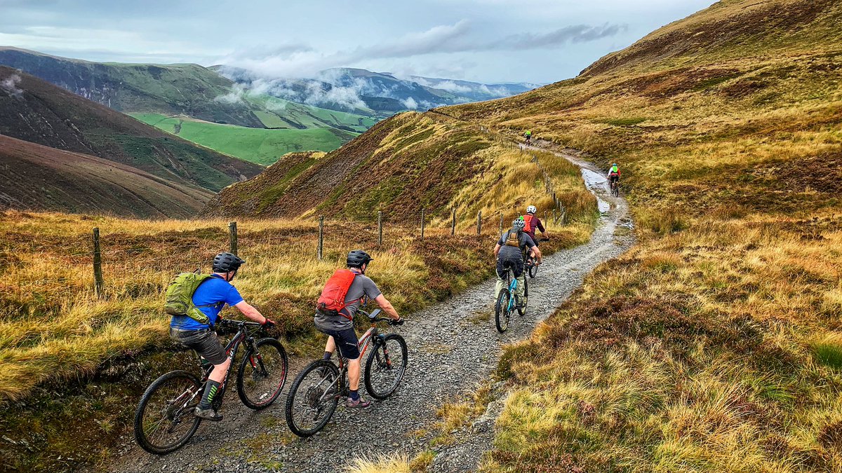 The Glyndwrs Way aka the #TransCambrian Way in mid #Wales. 

The views from Glaslyn NR &amp; Foel Fadian are simply breathtaking. 

Join us later this year or in 2021 at mtb.wales 🏴󠁧󠁢󠁷󠁬󠁳󠁿

#mtb #cycling #adventure
