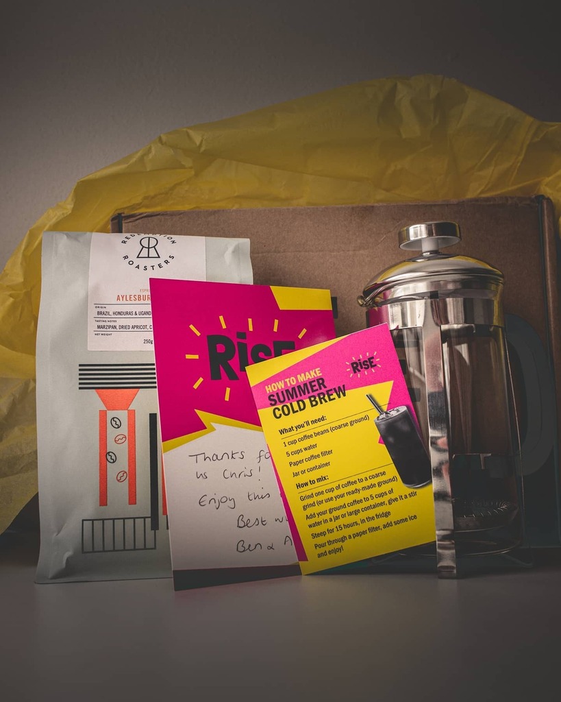 I'm always super excited to receive new coffee in the post... But not as excited as yesterday.

I backed a @kickstarter campaign for the first time in May... It sounded awesome.

<a href="/risecoffeebox/">risecoffeebox</a> offered a monthly coffee subscription service with a twist. … instagr.am/p/CBxdIa4FnFK/