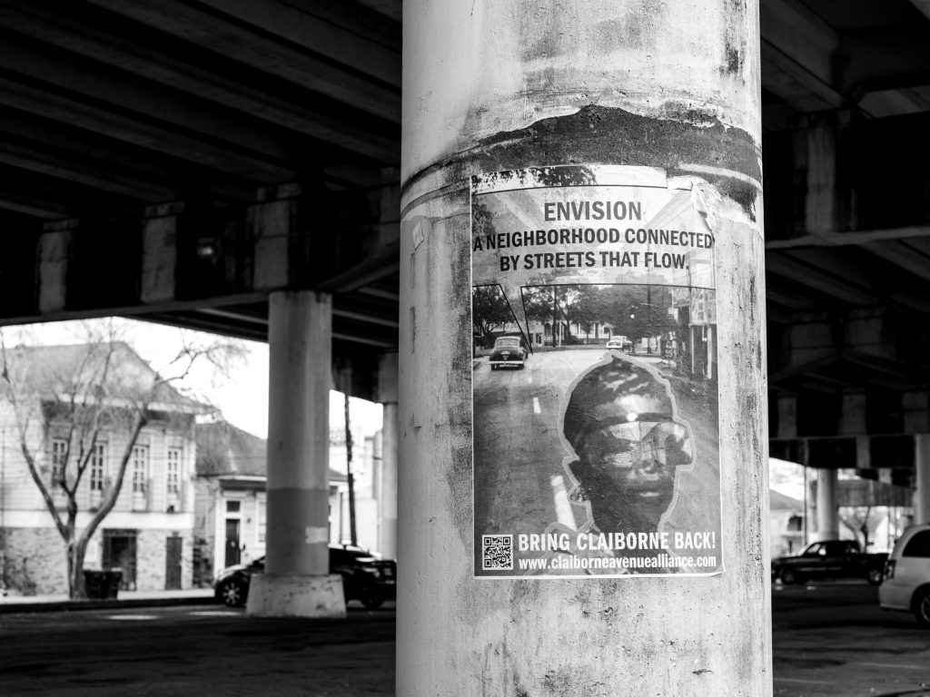 But it came too late to save Claiborne’s hundreds of thriving Black businesses, family homes, and the longest line of contiguous oaks in the country, which shaded Treme residents as they worked and played along Claiborne Avenue.  http://antigravitymagazine.com/feature/right-of-way-navigating-the-past-present-and-future-of-the-claiborne-corridor/