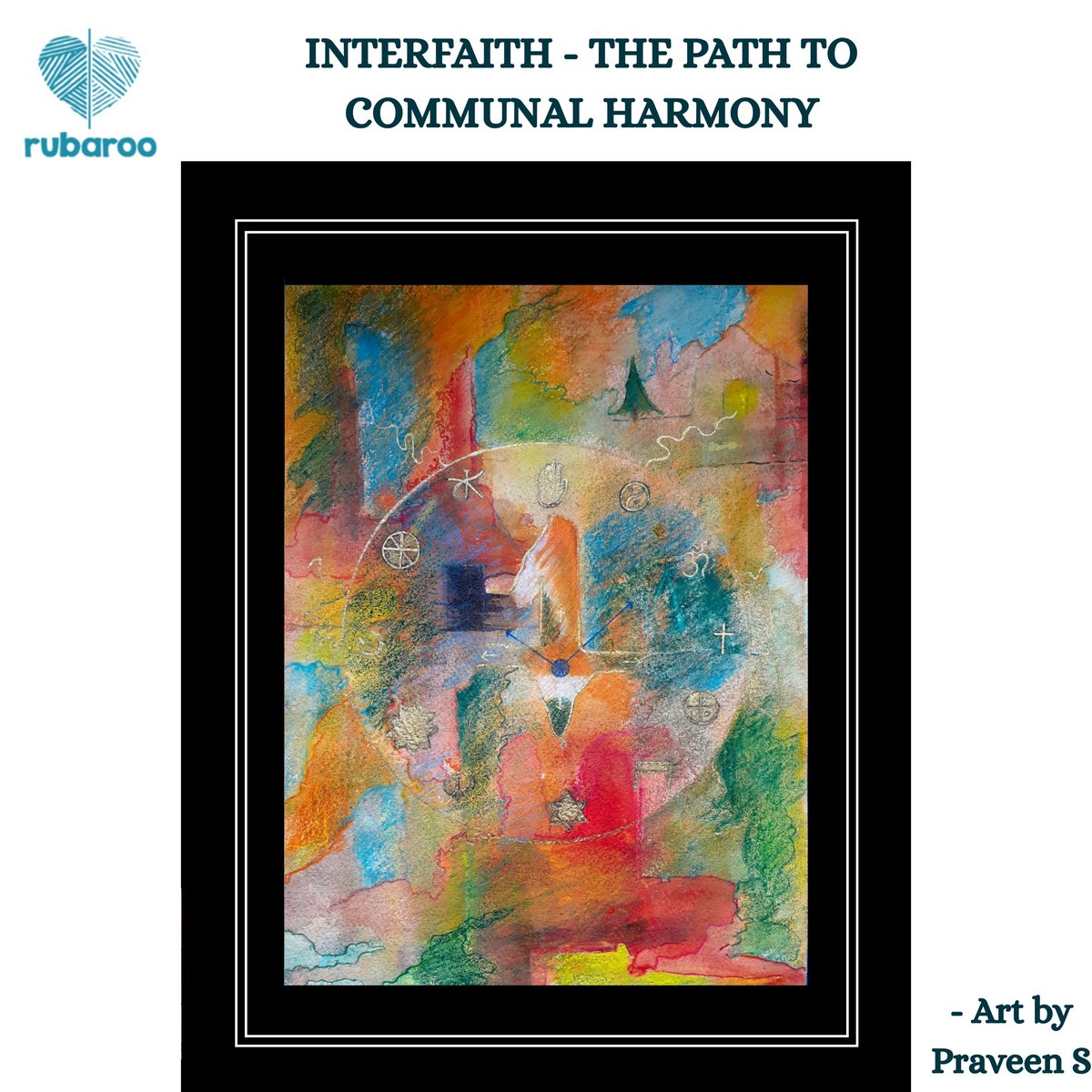 Interfaith19's tweet photo. This painting shows many words and many Faith's and many more a picture what we want to say like that this posture is showing us what we wanted to share to the world....
#RubarooHyd #interfaith #Covid_19 https://t.co/OoK4OH8SK5