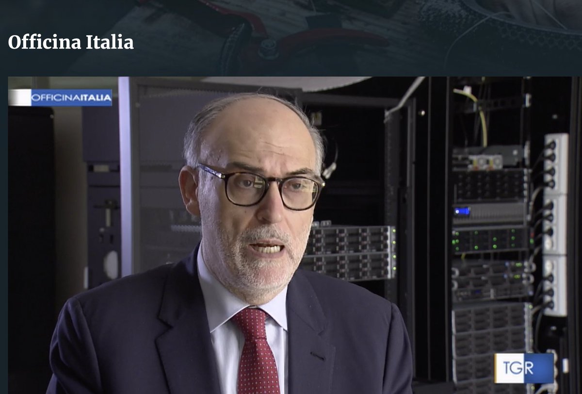 ENEAOfficial's tweet image. A Officina @ItaliaTgr @RaiTre si parla di #ICT con #Cresco6 il secondo supercomputer più potente d'Italia. Intervista a Gian Piero Celata, Direttore Tecnologie Energetiche e Silvio Migliori, responsabile ICT ENEA rainews.it/tgr/rubriche/o… al minuto 23