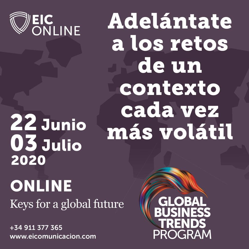 clavegeopolitik's tweet photo. Segunda sesión del Global Business Trends. @JM_VelascoG explicará el nuevo paradigma para empresas y corporaciones. Argumento y reputación, propósito, confianza y transparencia como elementos clave.

#EICGlobalTrends https://t.co/B4yre5Kfu7