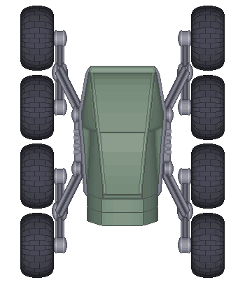 long_spider's tweet photo. Working on the Daihotai tractor! It's taken a while! Quite the complex pixelart asset! I figured I'd finish this yesterday, but the #VehiclePatch for #MegacorpsMarinesAndMonsters will be released when I finish this and the APC! https://t.co/yCdz9AGRJ1