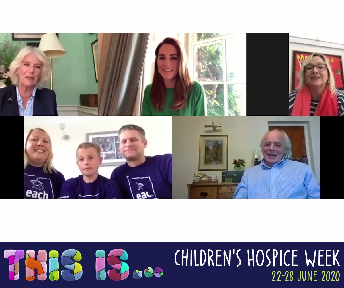 CHSW's tweet photo. We are thrilled that CHSW was invited to join The Duchess of Cornwall and The Duchess of Cambridge on a Zoom call to mark the start of this year’s #ChildrensHospiceWeek

Watch the video 👉 https://t.co/jBBOiiTzoB

@ClarenceHouse @KensingtonRoyal #katemiddleton #duchessofcornwall https://t.co/PX7CV0zFkq