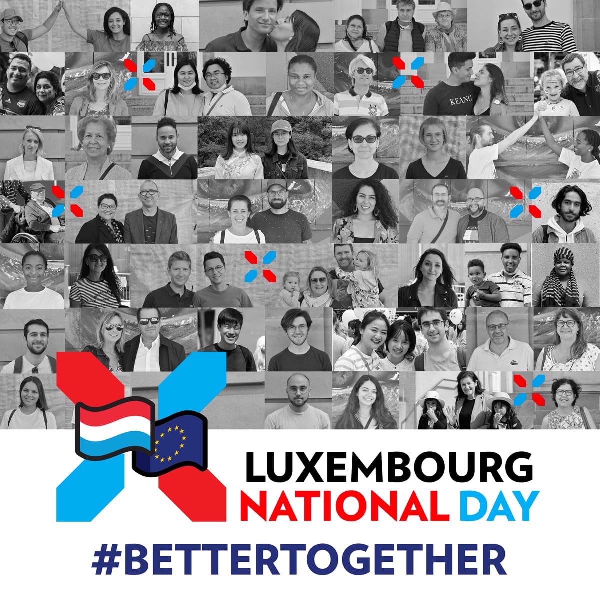 It's Luxembourg National Day 🇱🇺!
Instead of public celebrations <a href="/RPUE_LU/">Luxembourg in the EU 🇱🇺🇪🇺</a> @AmbassadeLuxBxl @LuxembourgNATO this year decided to donate to local charities in our host city <a href="/VilleBruxelles/">Ville de Bruxelles / Stad Brussel</a> :
<a href="/Restoducoeur/">Les Restos du Coeur de Belgique</a> @BXLRefugees <a href="/FRB_KBS/">Fondation Roi Baudouin</a>

#BetterTogether
#Nationalfeierdag
#letzcelebrate