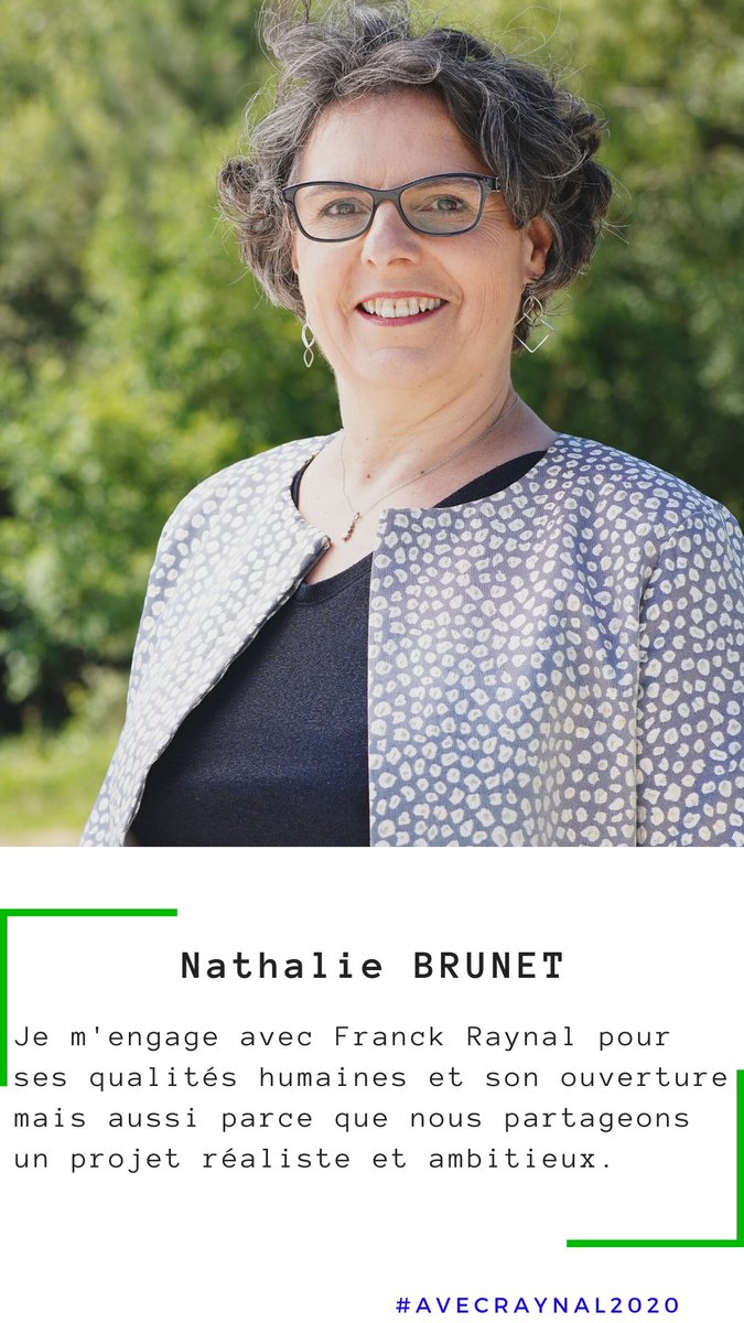 Nathalie Brunet, Catherine Dauny et Laurent Desplat sont candidats et engagés sur la liste de Franck Raynal! #NaturellementPessacEnsemble #AvecRaynal2020