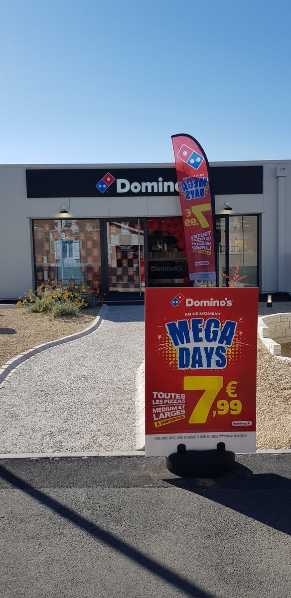 DominosPoitiers's tweet photo. 📣 C'est parti pour une nouvelle semaine de MEGADAYS chez Domino's pizza 😍😍🍕🍕🍕
 #Poitiers #Dominos #Megadays https://t.co/oin3WUTShx