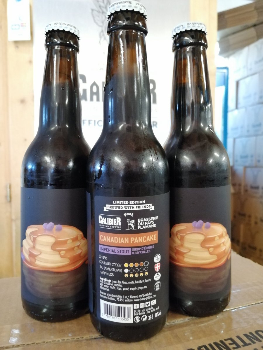 Pancakes with maple syrup and blueberries, anyone? (in Imperial Stout format 🍁🥞😎)
<a href="/BiereGalibier/">Brasserie Galibier</a> #GalibierMountainBrewers
#Deconfinement