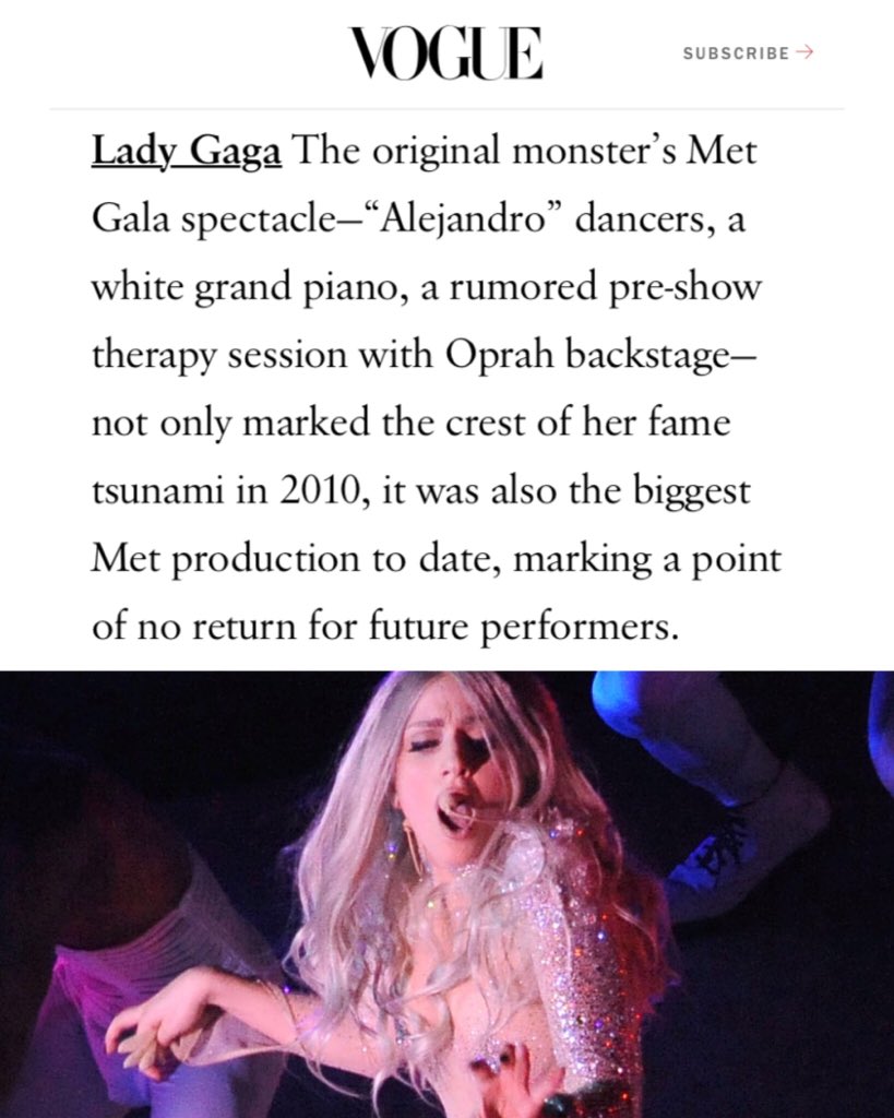 ...so that the upcoming electro-pop artists could run”.Gaga brought back artistry and emotion into how a music video should look like and what a live performance should make you feel like, she mixed art, music and fashion from the red carpets to the arenas...