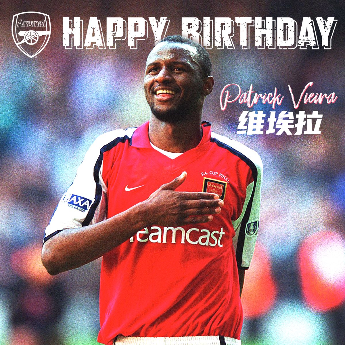 zono13's tweet photo. @Arsenal @OfficialVieira Happy birthday 🥳 https://t.co/6QZ9bIhc2f
