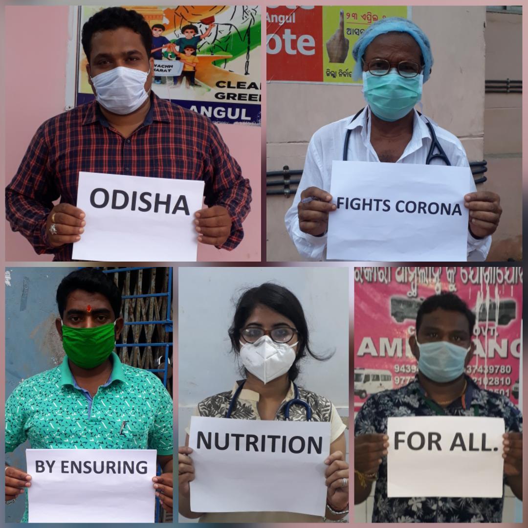 adityapada's tweet photo. We stand together determined and resilient in the fight against covid &amp; malnutrition #NutritionForAll #OdishaFightsCorona @CMO_Odisha @PMOIndia @TukuniSahu @WCDOdisha @angul_dm @AnubhavMohanty_ @SahooMp  @skilledinodisha @matru_mishra @bjd_odisha @pramila_mallick https://t.co/AzLNxrHf7p