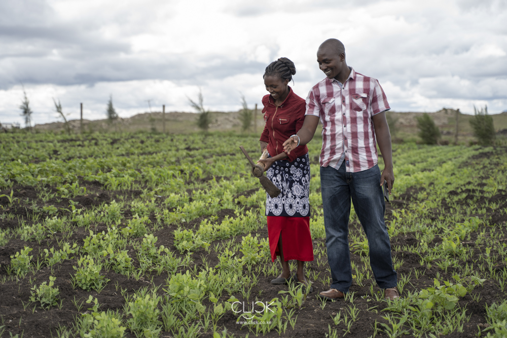 A couple of months after ground breaking, I returned to see how the new home beneficiary families were doing and found one of them had ventured into farming!