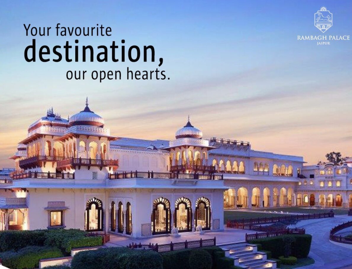 Tourism begins to limp back to normal in Rajasthan. The magnificent ⁦<a href="/Rambaghpalace/">Rambagh Palace</a>⁩ reopens.
⁦<a href="/TajHotels/">Taj Hotels</a>⁩ 
⁦<a href="/MohanchandranK/">K Mohanchandran</a>⁩