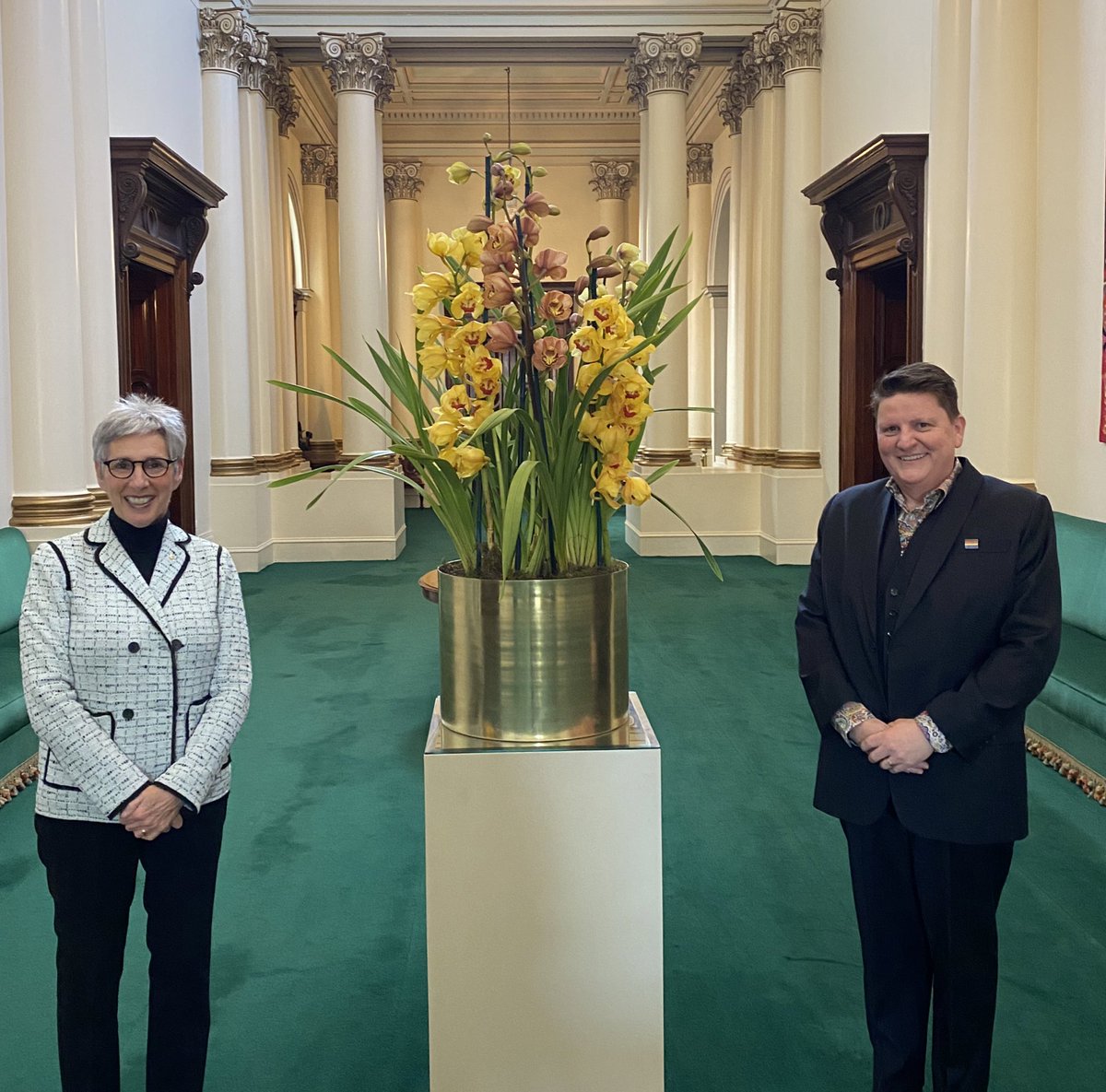 Ro Allen, Victoria’s first Gender &amp; Sexuality Commissioner has been working hard to support LGBTIQ Victorians through challenging discrimination &amp; promoting initiatives that increase visibility, celebrate inclusion &amp; advocate respect for all <a href="/VEOHRC/">VicEO+HumanRights</a>