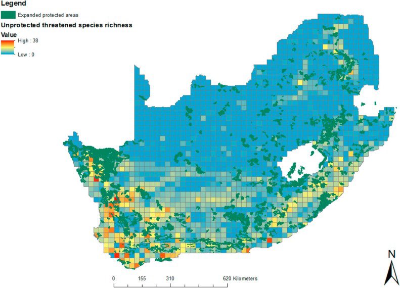 Is there a need to expand the current protected areas network? 
In our latest publication, Hoveka et al 2020 explore how the expansion would offer additional protection for threatened species that are currently outside the protected area network

authors.elsevier.com/c/1bDRu1R~eEi3c