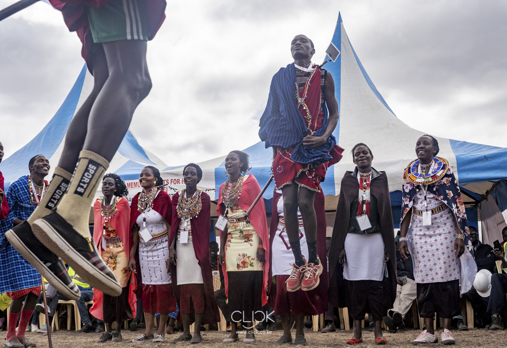 There was also a graduation ceremony for those who had received training on different skills needed to work in the construction, with several getting jobs in the firm constructing the wind farm.