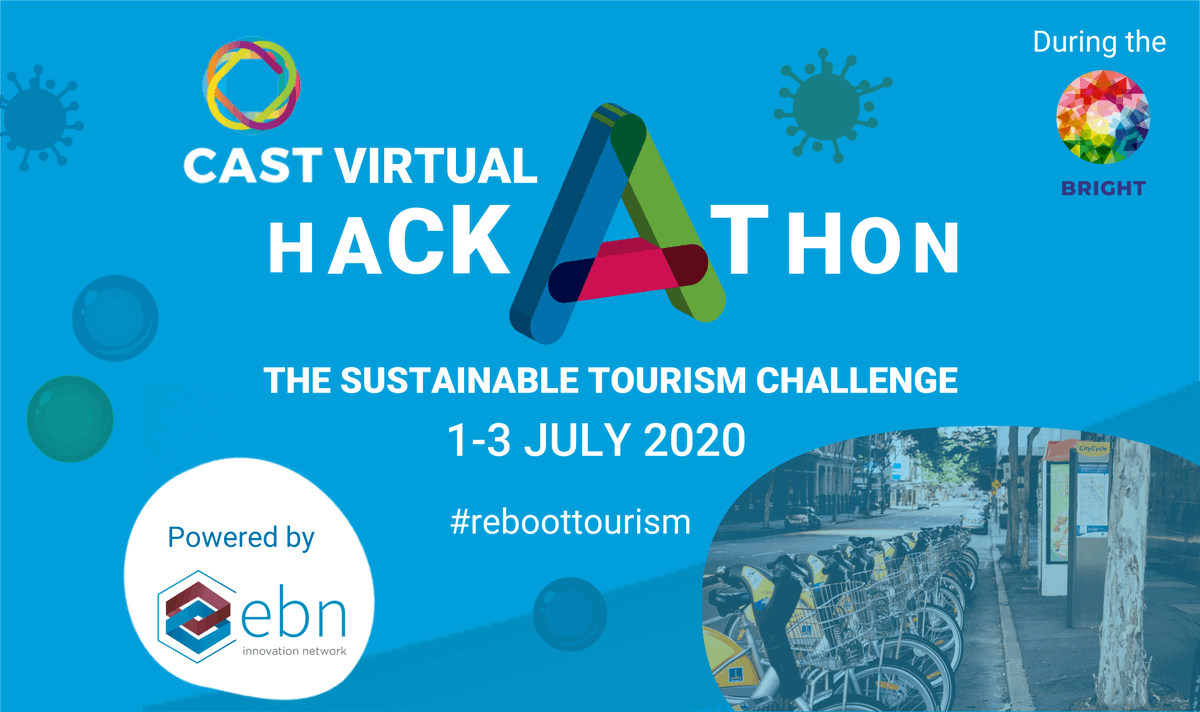 EUBIC's tweet photo. 📢#CASThackathon is next week! We are waitint for 👉 YOU
3 days that you will receiving mentoring & coaching from #EBNMembers & #DIHs on how to make your idea a reality! Free #workshops, #pitching opportunity& appealing prizes
APPLY HERE: https://t.co/GgcjMXqL0d
#reboottourism https://t.co/VSlq7BD1Wy