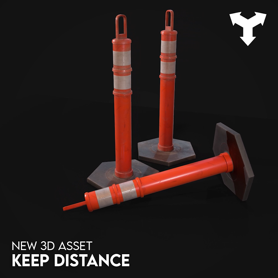 ModePoly's tweet image. Traffic Portable Delineator asset is now available at:
bit.ly/3dpX8WQ

#polymode #realworld #PBR #pbr #material #gamedev #cg #gameassets #pbrassets #gamedesign #videogames #indiegames #gameart #blender #indiedeveloper #indiegamedeveloper #substancepainter