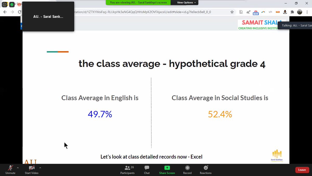 augstand's tweet image. What do teachers understand from this slide? #backtoschool presented by #SamaitShala. 

How each teacher takes away what is contextual to them from just this 1 slide!!!!

with @saral_sankhya