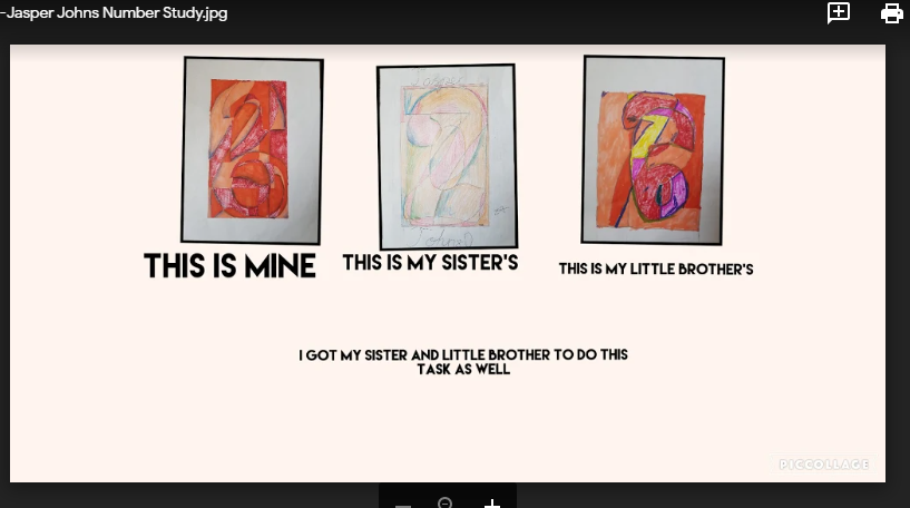 TOANART2's tweet photo. #TEAMTOAN A task set by Miss Struthers, taken  one step further by Ameera Aslam Yr7 by setting the work for her younger siblings &amp; this is the result! FANTASTIC work, all of you!! @OldhamAcademy @EACTNorth @EducationEACT https://t.co/wlIRvFMNxa