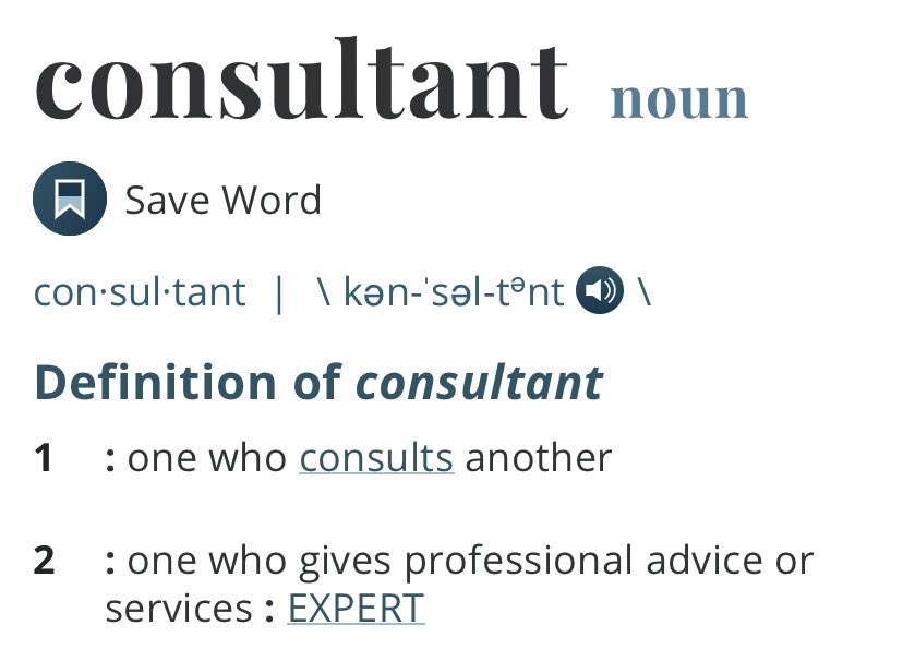 Consultant is someone that can give professional advices to another and yes thats our job. We go to classes, we get educated and we just give suggestions for marykay products because that is our expertise. WE LEARN ABOUT OUR PRODUCTS AND INGREDIENTS.