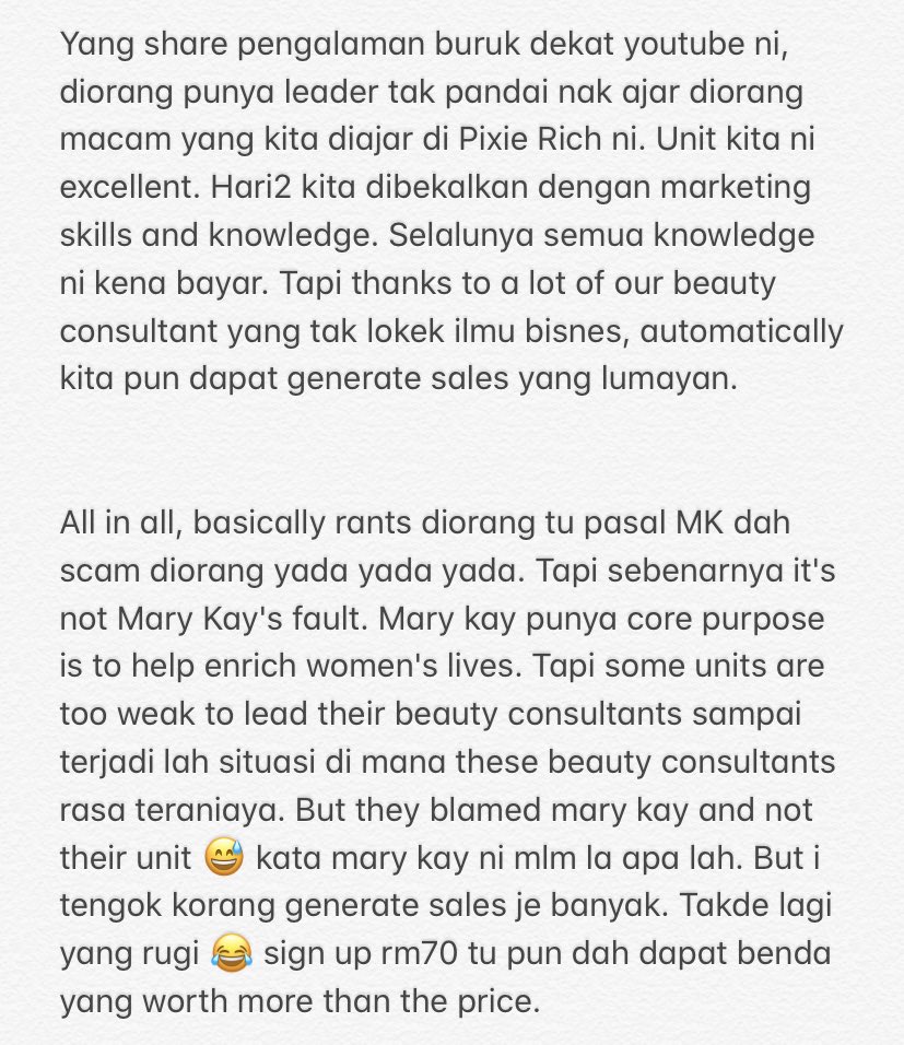 Too many reviews from oversea says that Mary Kay MLM you wanna know why? Read this 